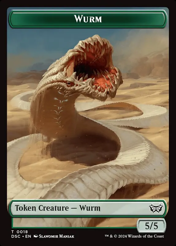 Wurm [Duskmourn Commander Tokens]