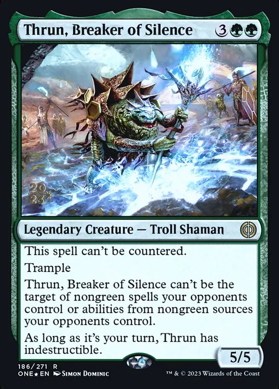 Thrun, Breaker of Silence [Phyrexia: All Will Be One Promos]