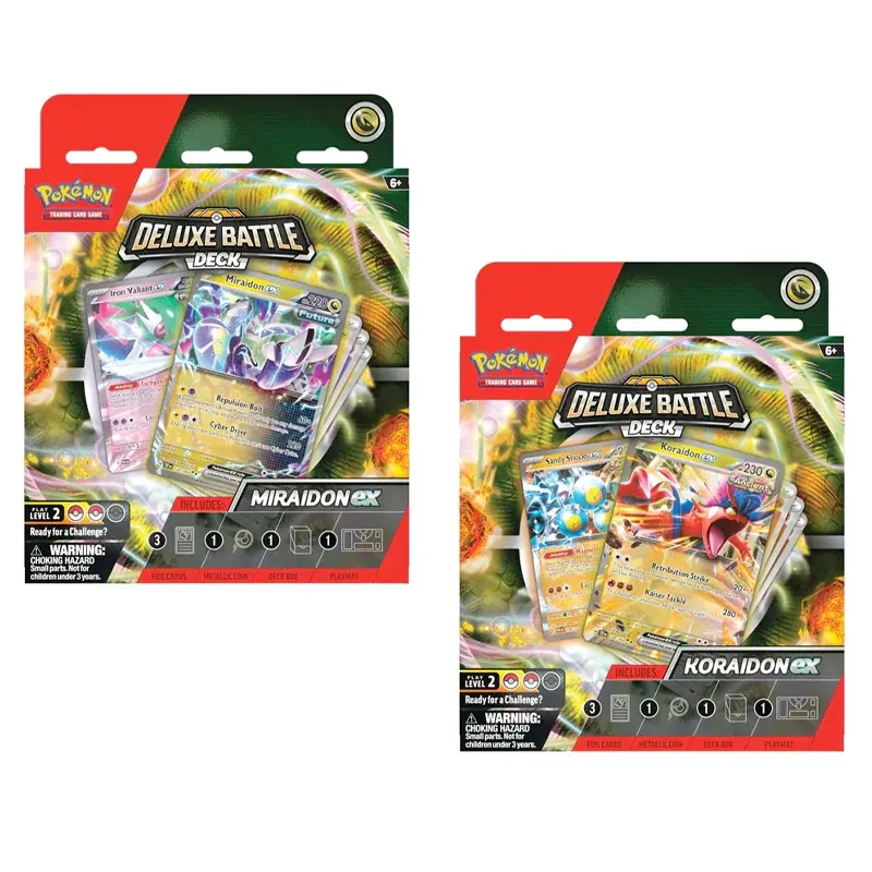 Pokémon - Miraidon/Koraidon ex Deluxe Battle Deck - Ingles & Español