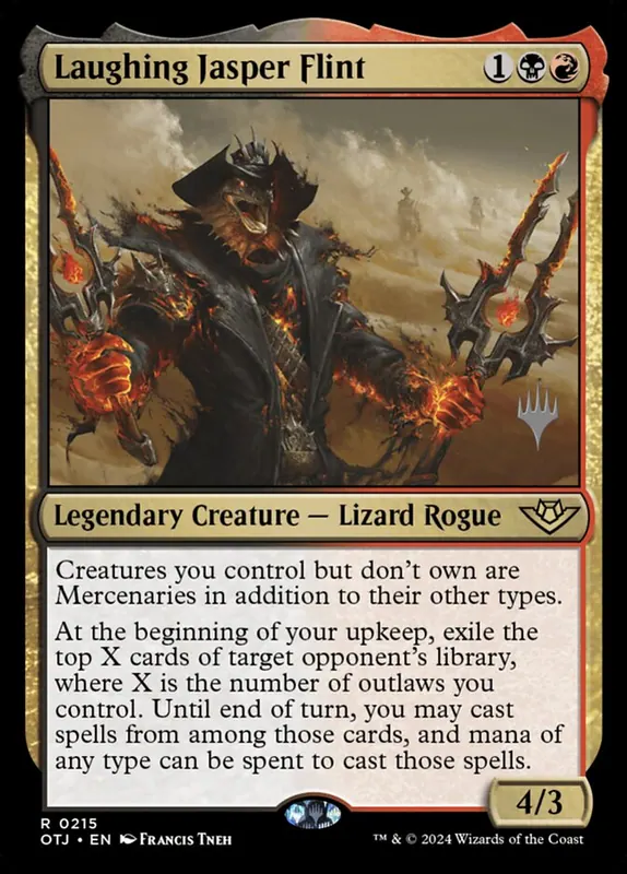 Laughing Jasper Flint [Outlaws of Thunder Junction Promos]