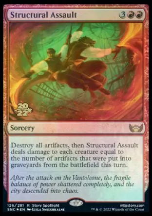 Structural Assault [Streets of New Capenna Prerelease Promos]