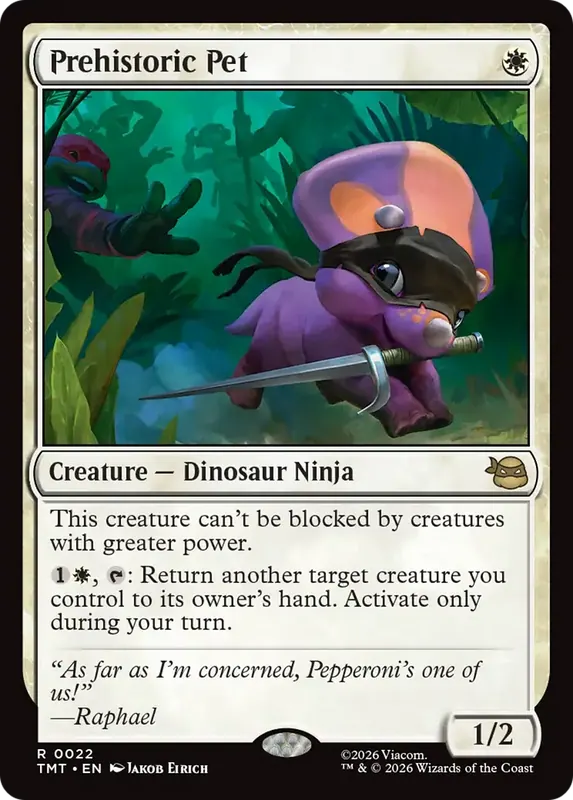 Prehistoric Pet [Teenage Mutant Ninja Turtles]