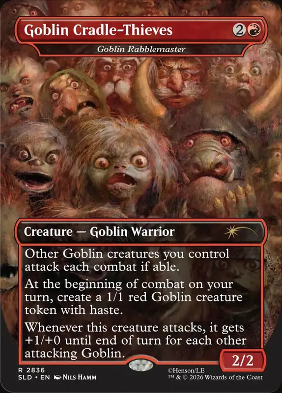 Goblin Rabblemaster [Secret Lair Drop]