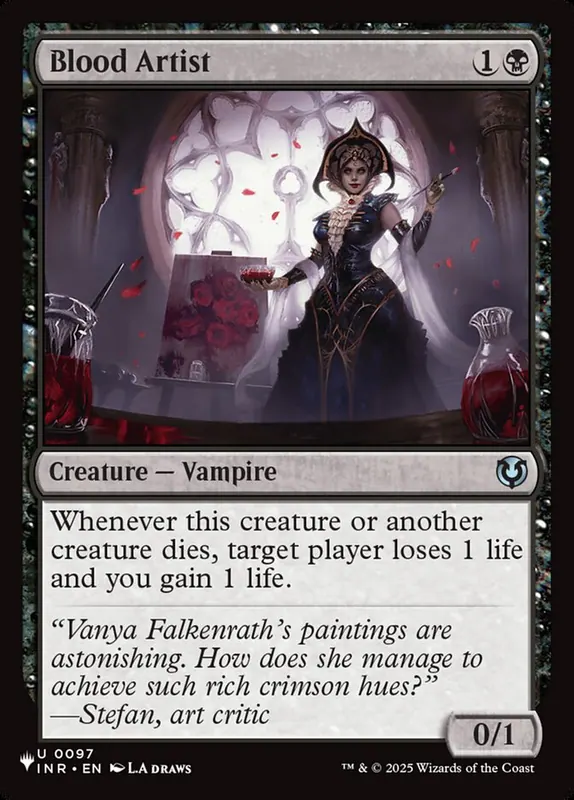Blood Artist [The List]