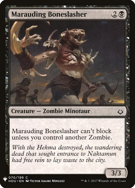 Marauding Boneslasher [The List]
