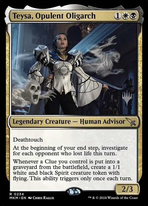 Teysa, Opulent Oligarch [Murders at Karlov Manor Promos]