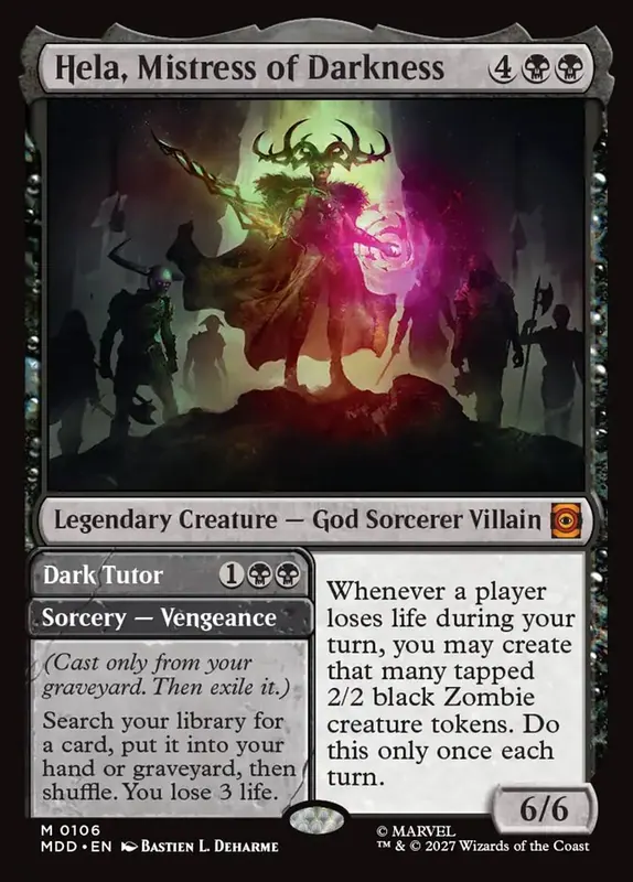 Hela, Mistress of Darkness // Dark Tutor [Marvel: Darkhold Destiny]