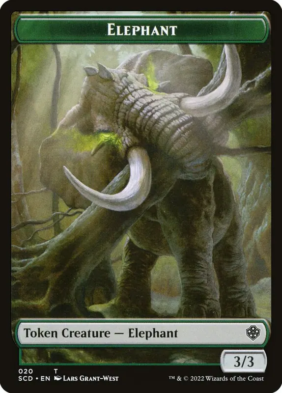 Elephant [Starter Commander Deck Tokens]