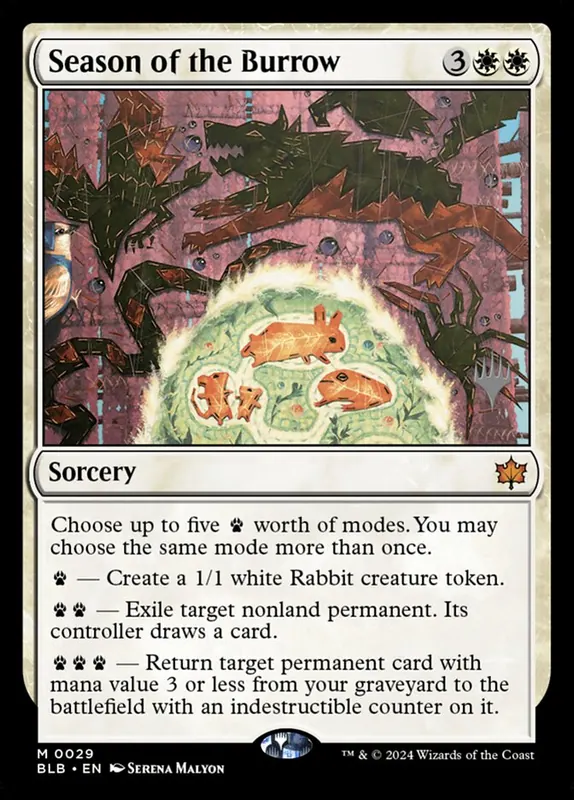 Season of the Burrow [Bloomburrow Promos]