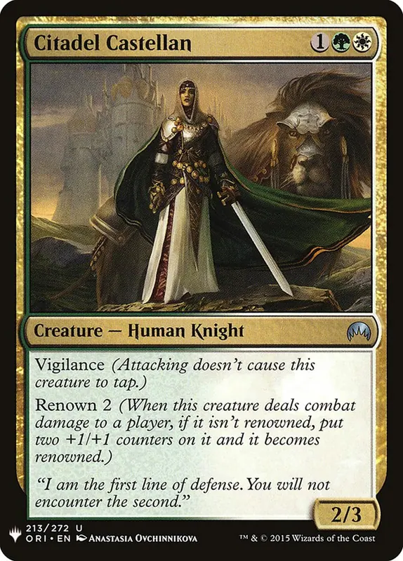 Citadel Castellan [The List]