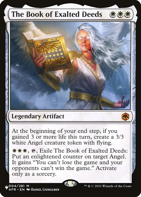 The Book of Exalted Deeds [The List]