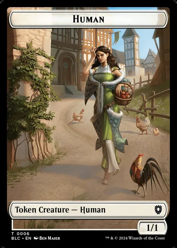 Human [Bloomburrow Commander Tokens]