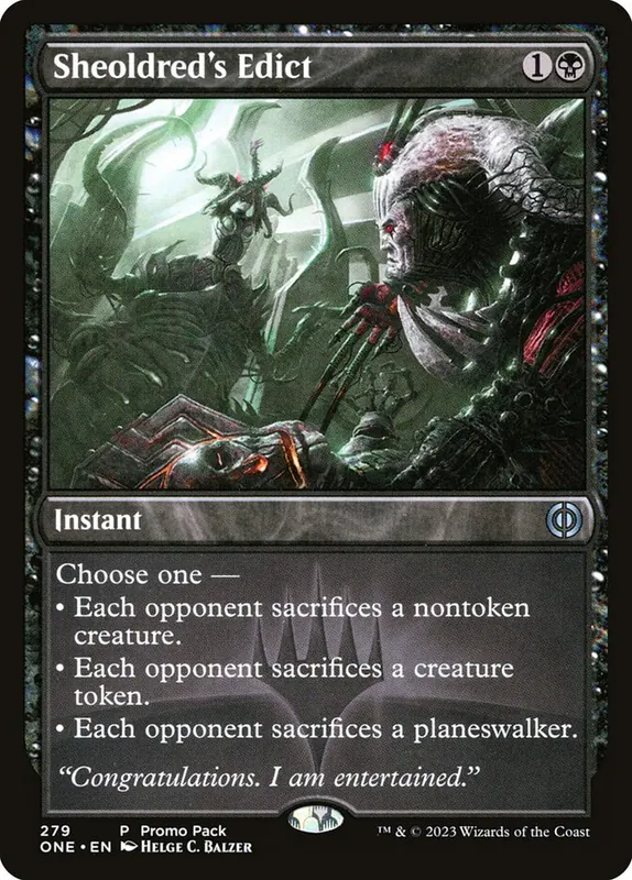Sheoldred's Edict [Phyrexia: All Will Be One]