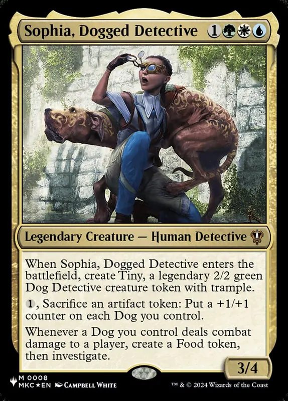 Sophia, Dogged Detective [The List]