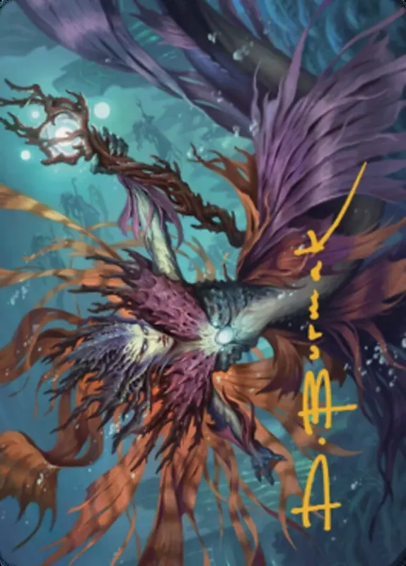 Vodalian Hexcatcher Art Card (Gold-Stamped Signature) [Dominaria United Art Series]
