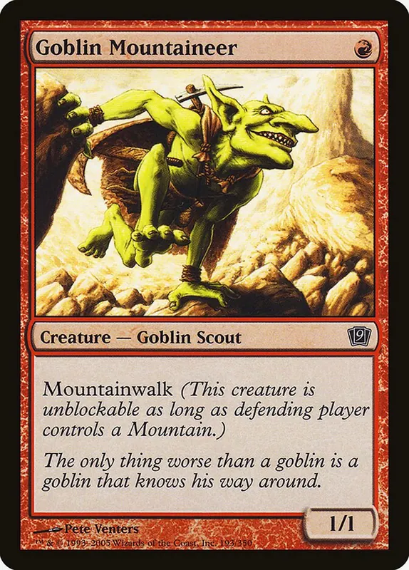 Goblin Mountaineer [Ninth Edition]