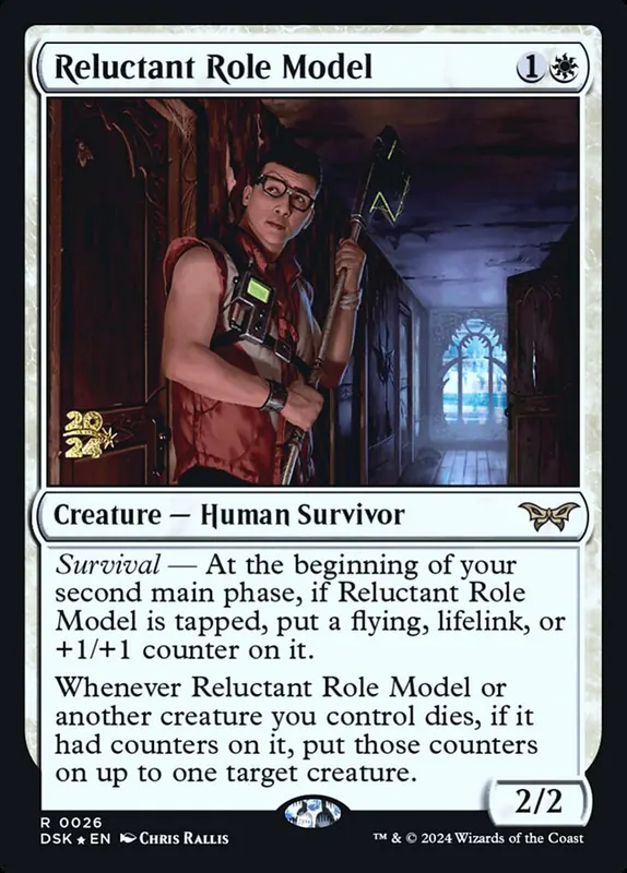 Reluctant Role Model [Duskmourn: House of Horror Promos]