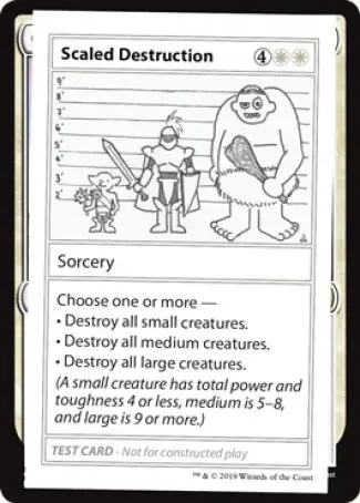 Scaled Destruction (2021 Edition) [Mystery Booster Playtest Cards]
