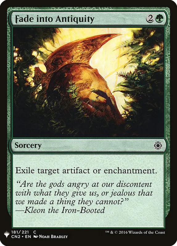 Fade into Antiquity [The List]