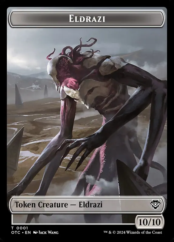 Eldrazi [Outlaws of Thunder Junction Commander Tokens]