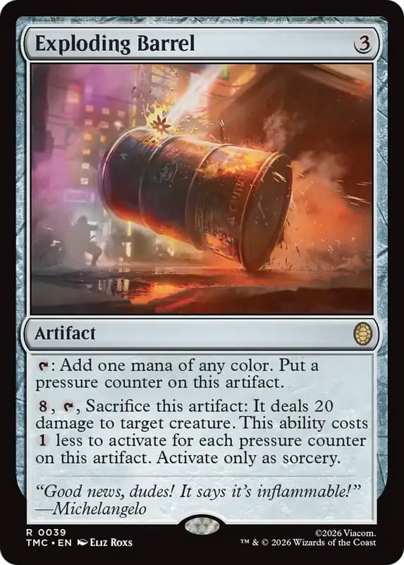 Exploding Barrel [Teenage Mutant Ninja Turtles Commander]