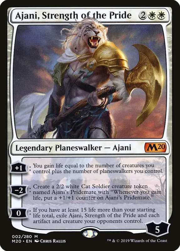Ajani, Strength of the Pride - Español [Core Set 2020]