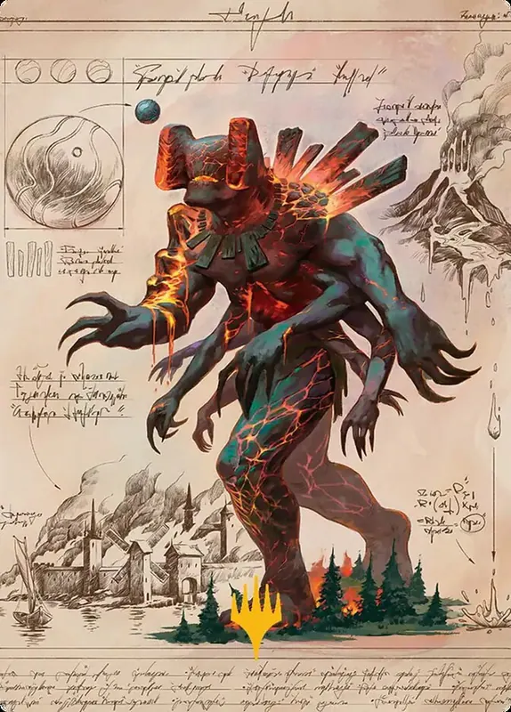 Magmablood Archaic // Magmablood Archaic [Secrets of Strixhaven Art Series]