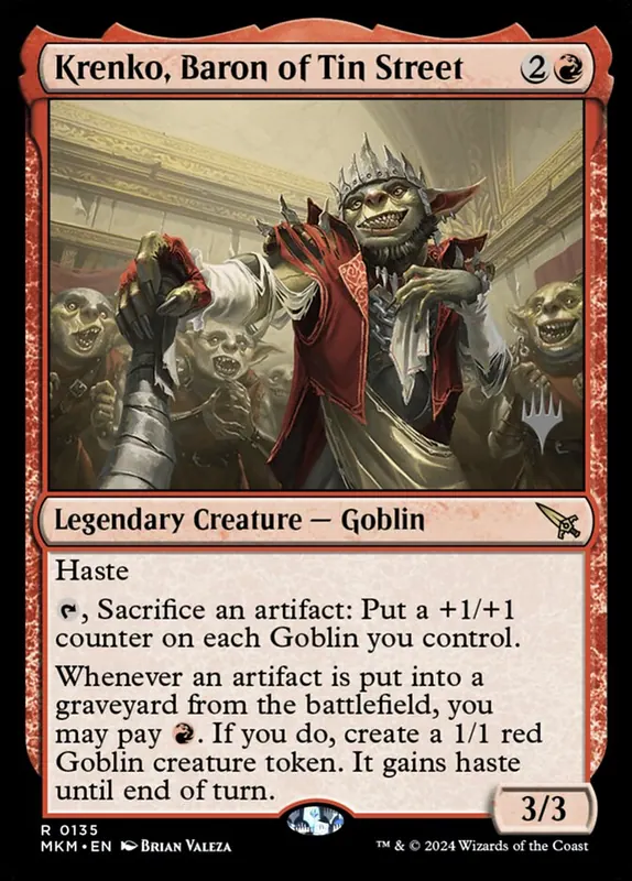 Krenko, Baron of Tin Street [Murders at Karlov Manor Promos]