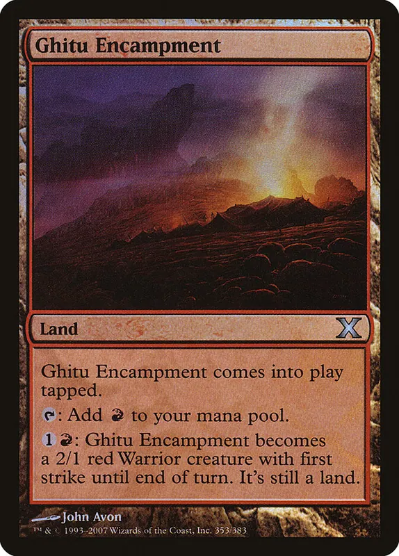 Ghitu Encampment [Tenth Edition]