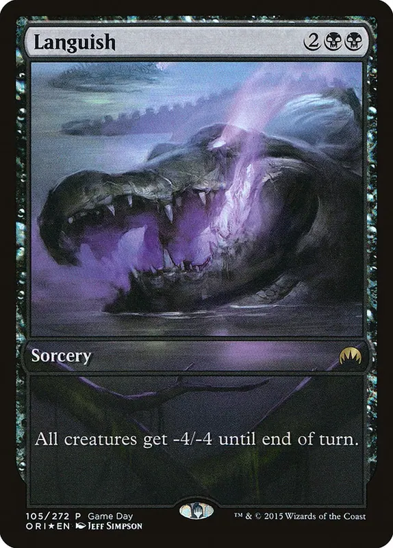 Languish (Game Day) - Español [Magic Origins Promos]