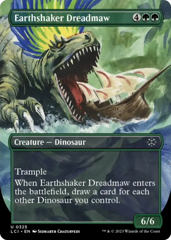 Earthshaker Dreadmaw (Borderless) [The Lost Caverns of Ixalan]