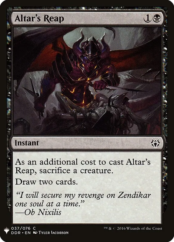 Altar's Reap [The List]