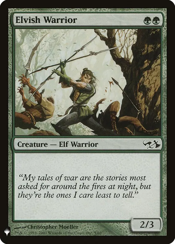 Elvish Warrior [The List]