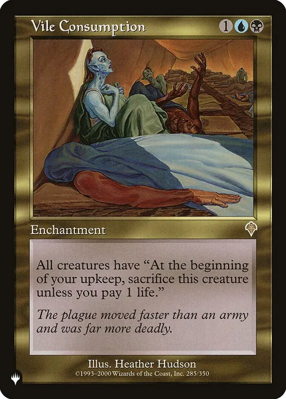 Vile Consumption [The List]