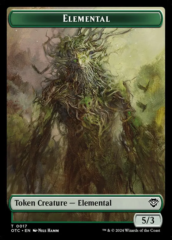 Elemental [Outlaws of Thunder Junction Commander Tokens]