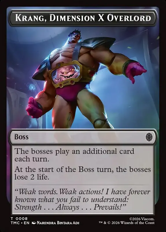 Krang, Dimension X Overlord [Teenage Mutant Ninja Turtles Eternal Tokens]