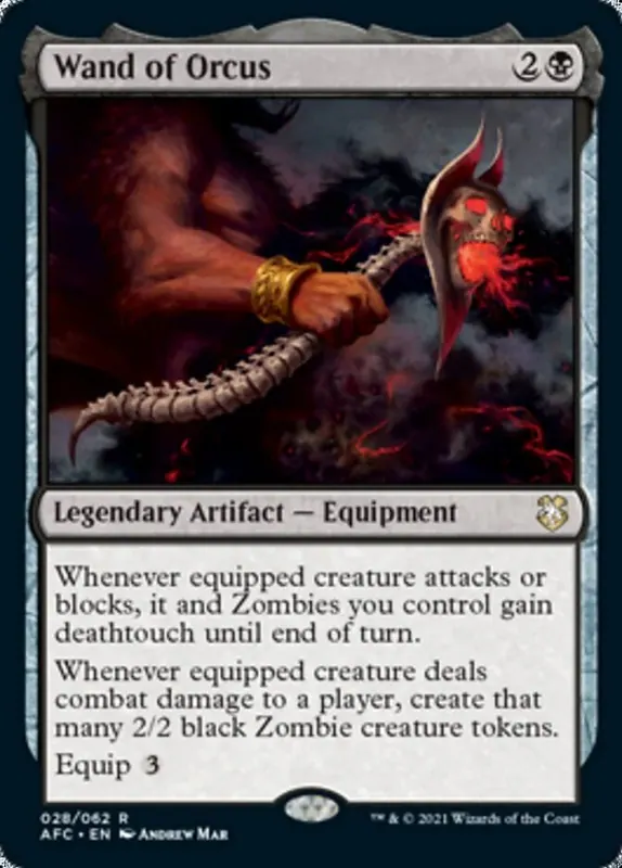 Wand of Orcus [Dungeons & Dragons: Adventures in the Forgotten Realms Commander] - Español