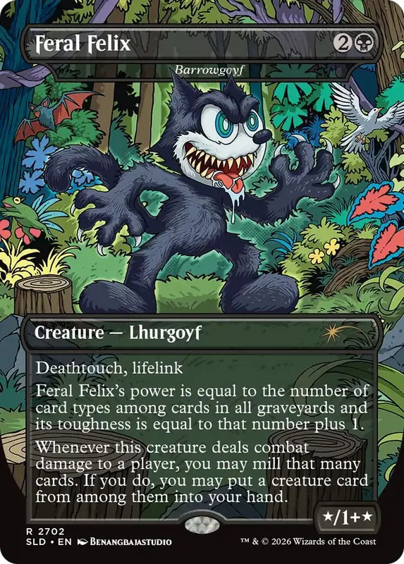 Feral Felix - Barrowgoyf [Secret Lair Drop Series]