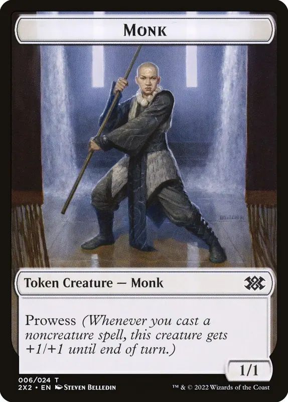 Monk [Double Masters 2022 Tokens]