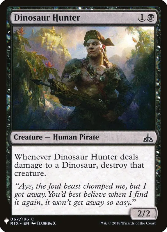 Dinosaur Hunter [The List]
