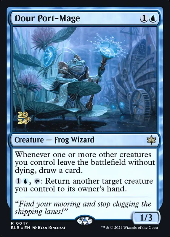 Dour Port-Mage [Bloomburrow Promos]