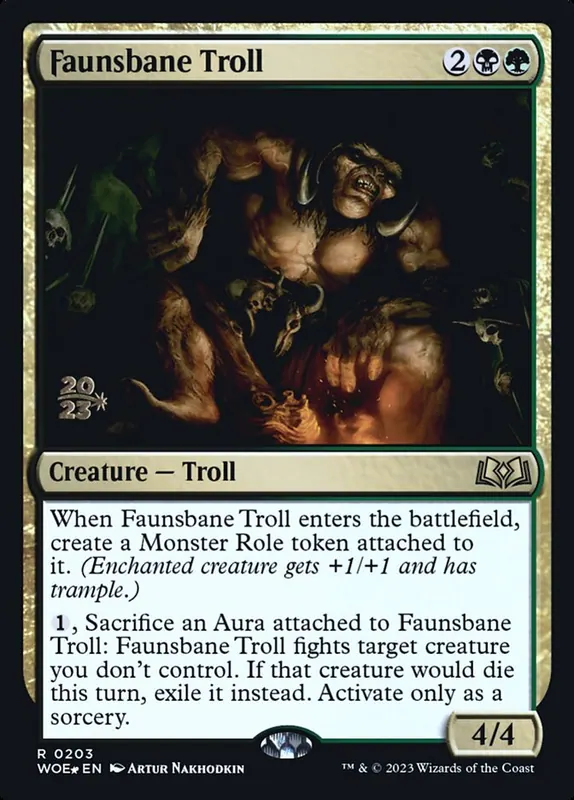 Faunsbane Troll [Wilds of Eldraine Promos]