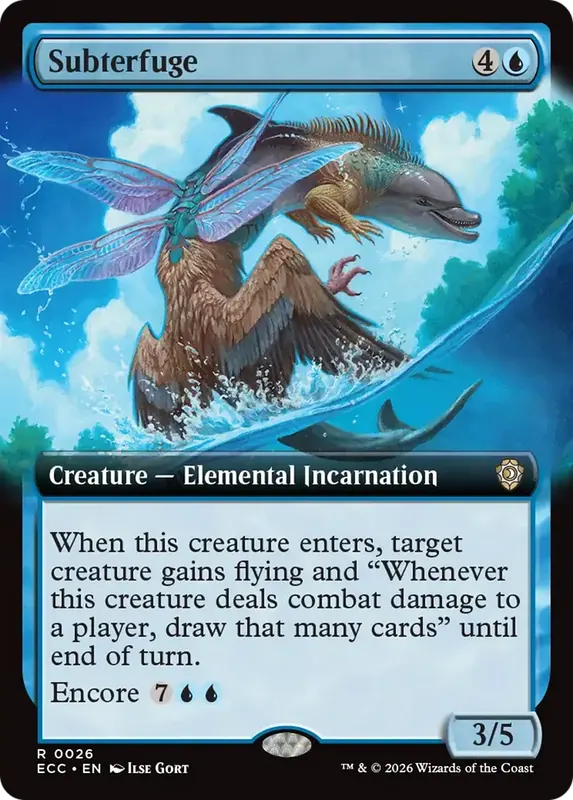 Subterfuge (Extended Art) [Lorwyn Eclipsed Commander]