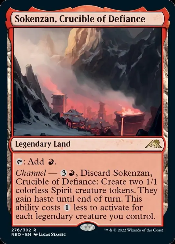 Sokenzan, Crucible of Defiance - Español [Kamigawa: Neon Dynasty]