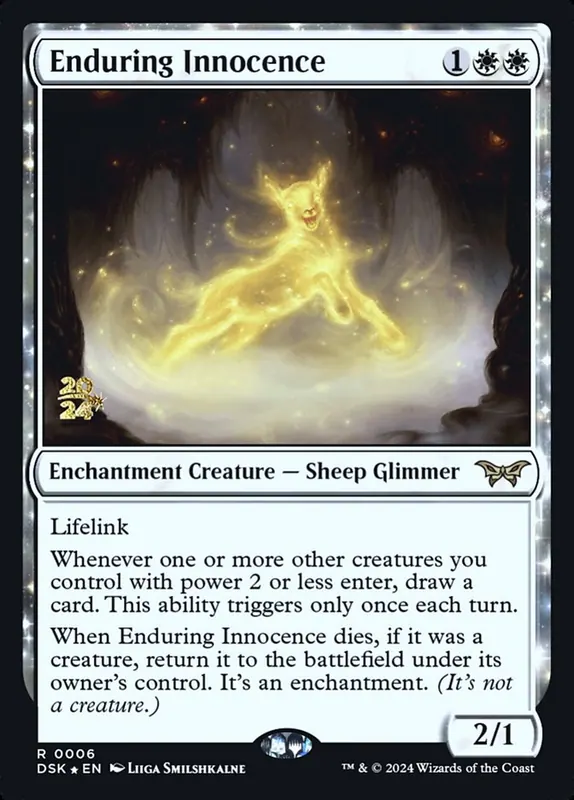 Enduring Innocence [Duskmourn: House of Horror Promos]