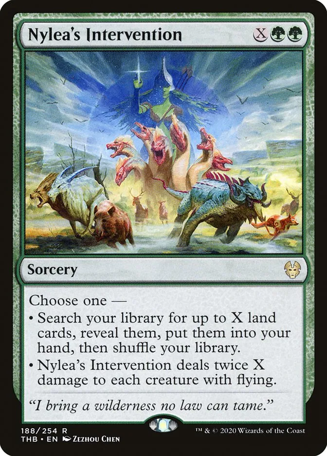 Nylea's Intervention - Español [Theros Beyond Death]
