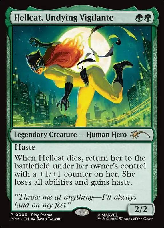 Hellcat, Undying Vigilante [Wizards Play Network 2026]