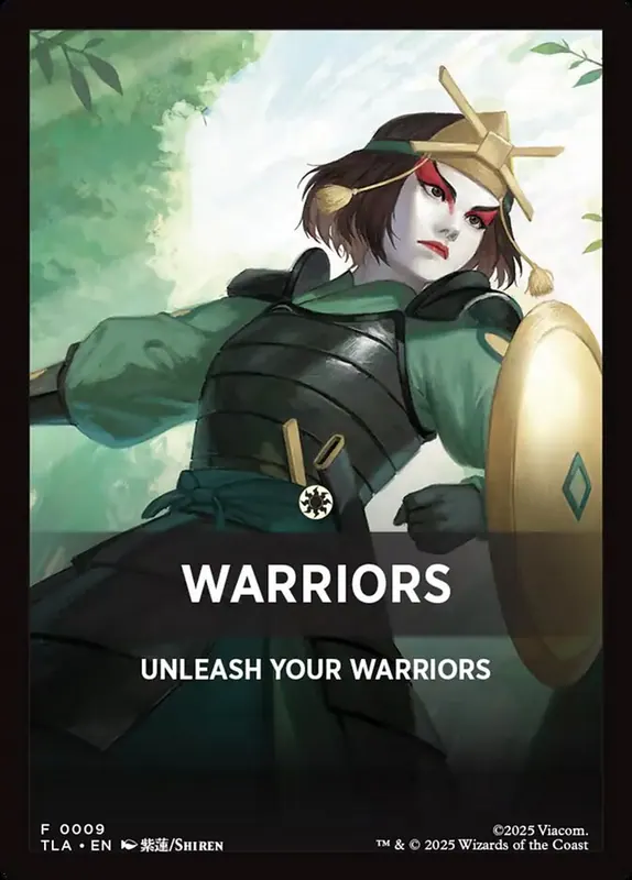 Warriors [Avatar: The Last Airbender Jumpstart Front Cards]
