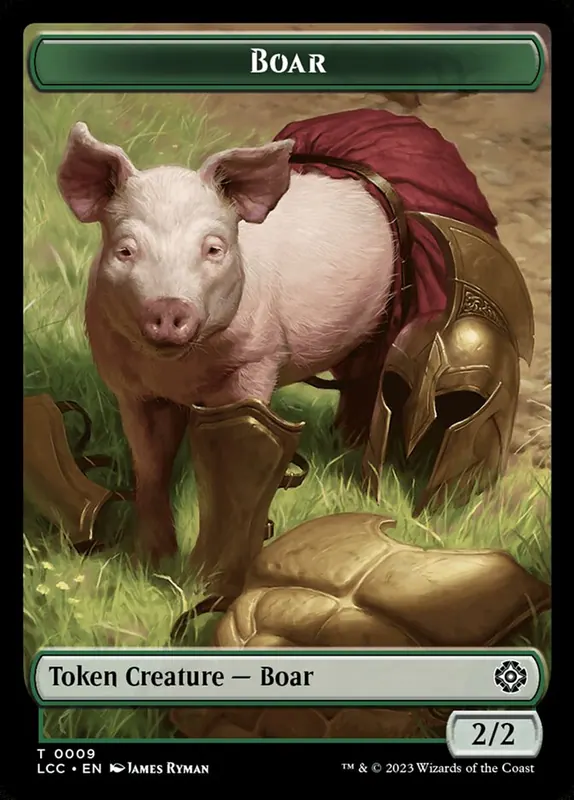 Boar [The Lost Caverns of Ixalan Commander Tokens]