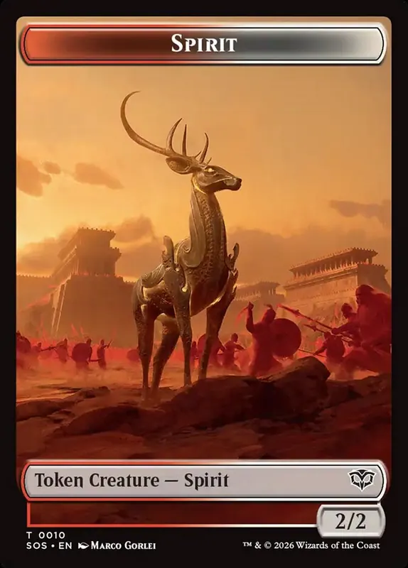 Spirit [Secrets of Strixhaven Tokens]